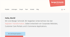 Desktop Screenshot of berger-schmidt.de